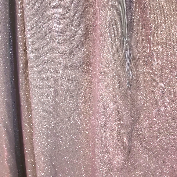 City Studio Purple Iridescent Full Length Prom Dress Strappy Back (Size 5) - Picture 6 of 12